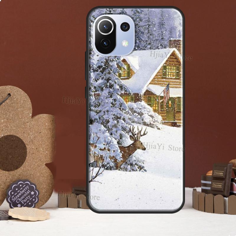 Landscape Winter Light Snow Funda For POCO F5 X3 X4 X5 Pro F4 GT C40 F3 Case For Xiaomi 11T 12T Pro 12 X 13 Lite Cover