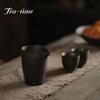 240ml Handmade Thin Tire Ceramic Tea Pitcher Retro Japanese Rough Pottery Fair Cup Tea Divider Chahai Kung Fu Teaset Accessories