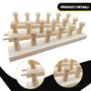 1 Piece Weaving Loom Chunky Blanket Knitting Hand Crochet Board Wooden Frame Ergonomic