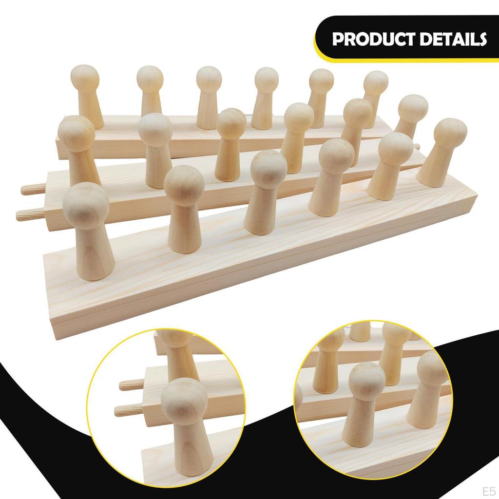 1 Piece Weaving Loom Chunky Blanket Knitting Hand Crochet Board Wooden Frame Ergonomic