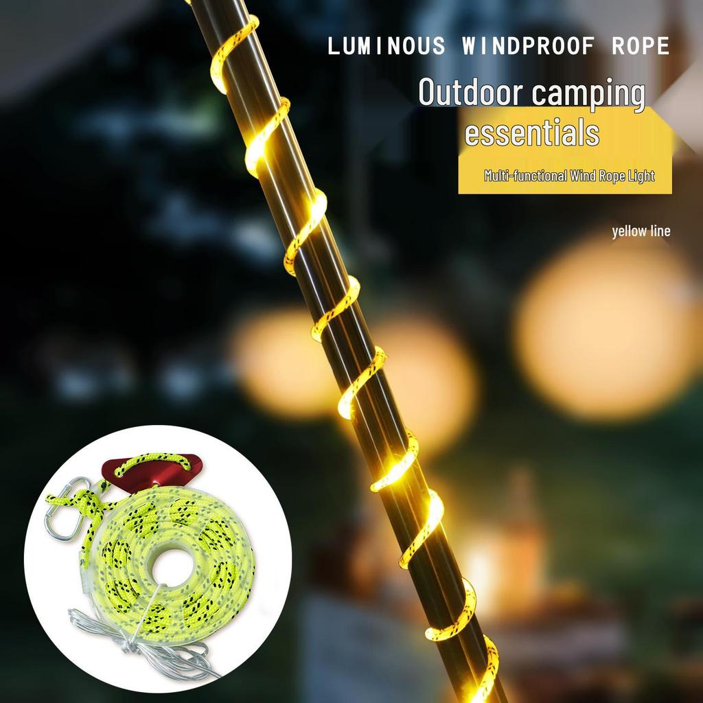 USB Rechargeable Waterproof String Lights with Remote Control - Perfect for Outdoor Camping Ambiance