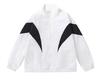 2025 Men's Plus Size Hong Kong Style Color Block Stand Collar Jacket - Spring/Autumn Casual Sport Outerwear