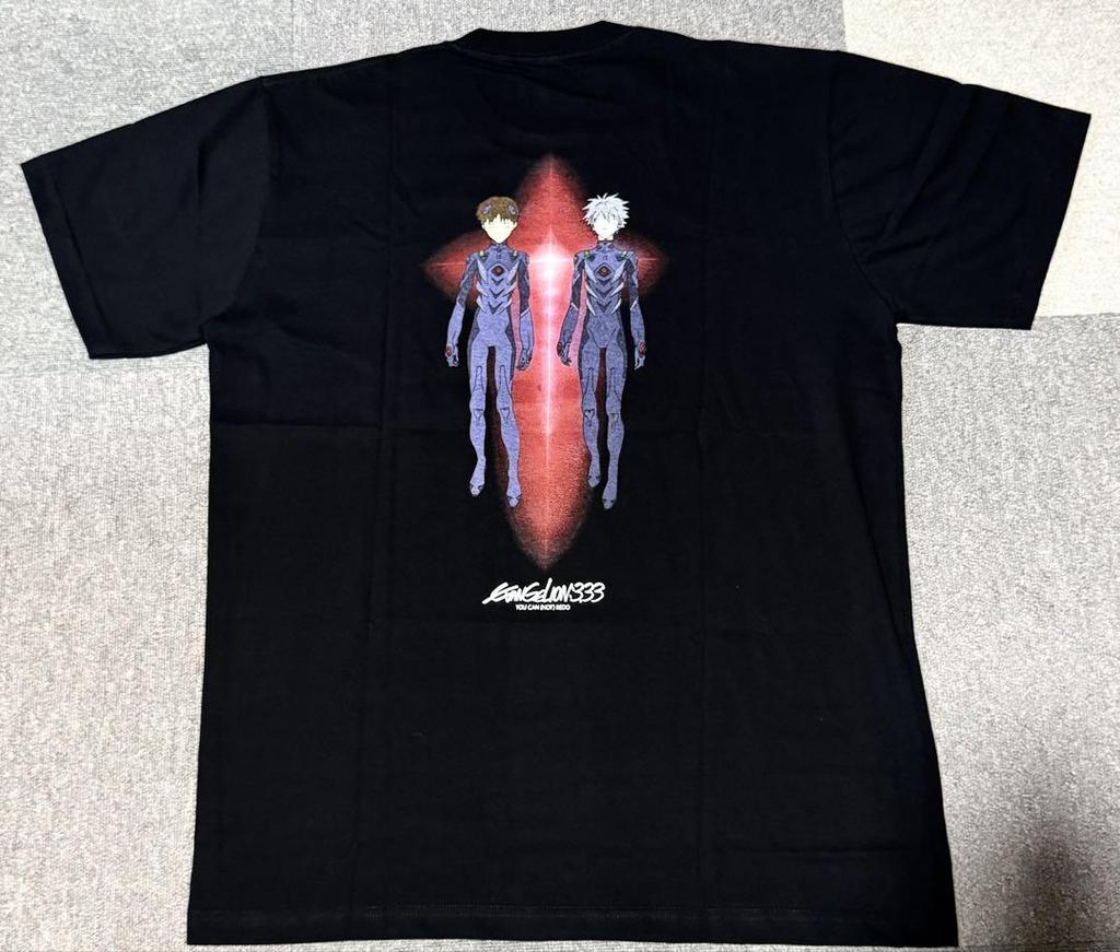 [USED] Evangelion Shinji Ikari and Kaworu Nagisa Anime T-shirt, Size XL
