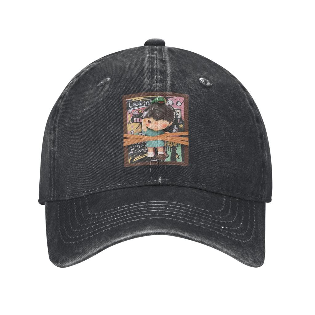 Hirono Seeing Denim Cap Casual Baseball Caps Adjustable Hat Summer Unisex Baseball Hats