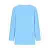 Women Long Sleeve Cotton Shirts  Casual Button Loose Tops