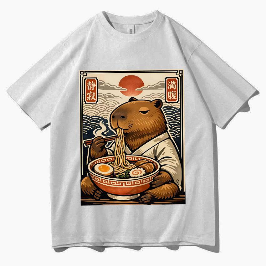 RaUnisex Funny TShirt Japanese Unisexga Graphic Print Unisex Casual Summer Streetwear T Shirts Fashion Loose Clothing Y2K Oversized Tops