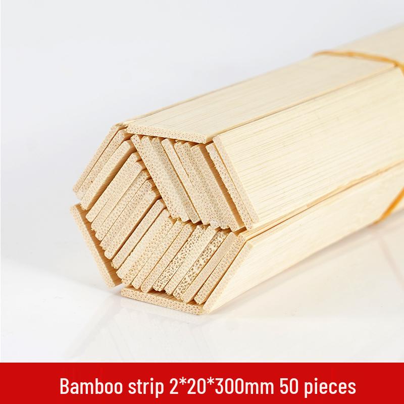 Bamboo and Wooden Craft Sticks: DIY Model Strips and Slices
