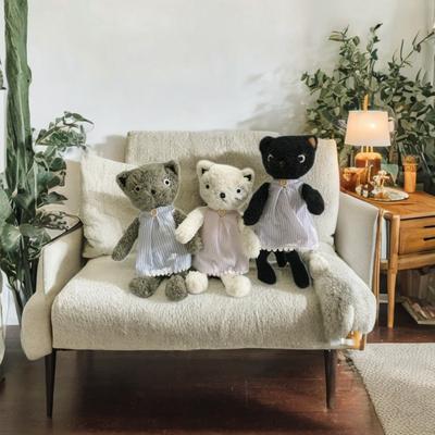 Kawaii Cats Plush Dolls Dressing Cat Stuffed Animals Plush Soft Toys for Girlfriend Girls Birthday Christmas Gifts
