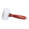 Leather Carving Hammer NonSlip and Durable Wood Handle Nylon Hammer for Stamping Sew Leather