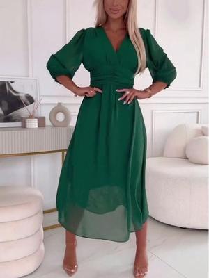 Elegante Vestido Swing Entallado de Cintura para Mujer 2024