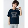 Brand Foreign Trade 2026 Korean Style Pure Cotton Printed Short-Sleeved T-Shirt New Model for Older Children and Teenagers Boys' Tops