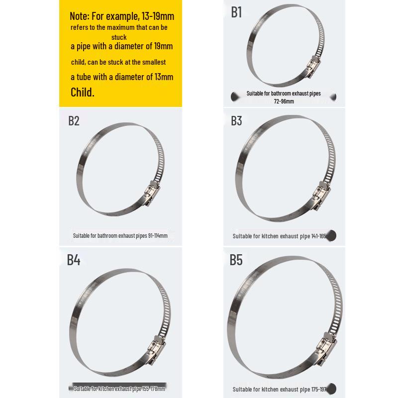 Stainless Steel Wire Hose & Pipe Clamp for Exhaust and Gas Systems