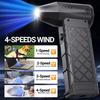 2026 New Portable Electric Air Duster Cleaning Blower Tool 130000RPM Turbo Jet Fan 4 Gears Adjustable Type-C Charging Car Snow Cleaning