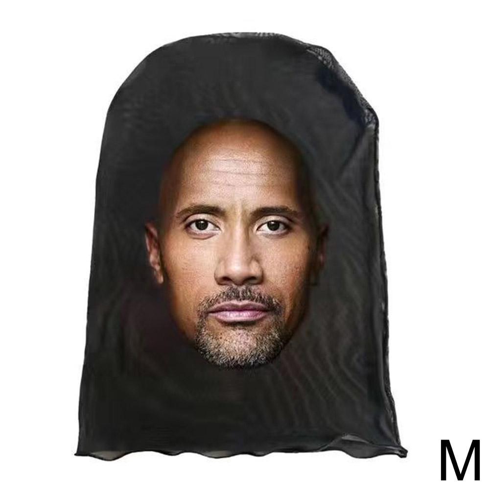 Mască Balaclavă Pălărie 3D Mască Facială Parodie Spectacol Glumă Echipament pentru Cap Mască Facială Seamless Kanye Față Celebritate Glugă Hip Hop