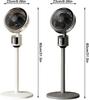 USB Floor Fan  3 Speed Oscillating  Ultra Quiet Circulator   Metal Mesh   ABS Base   Ideal for Bedroom  Office