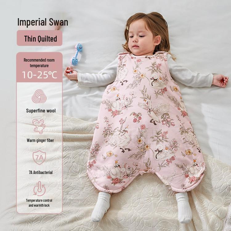 Universal Baby Silk Sleeping Bag & Vest – Anti-Kick, All-Season Comfort for Spring & Autumn