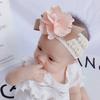 Spitze Blume Baby Stirnband Prinzessin Elastische Floral Kinder Mädchen Turban Kind Haarband Haar Zubehör