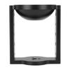 100mm Tripod Head Bowl Riser with 1/4in 3/8in Threaded Holes Aluminum Alloy Half Ball Flat To Bowl Adapter for Tripod Head DSLR Rail Slider