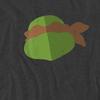 Teenage Mutant Ninja Turtles Unisex Adult Michelangelo Face T-Shirt