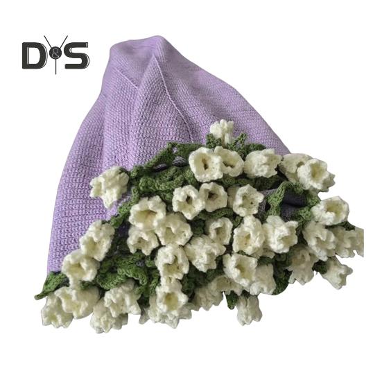 

31,5-дюймовое вязаное крючком одеяло с цветами, ручная работа, одеяло с букетом роз, вязаное одеяло с цветами, подарок на День матери, домашний декор