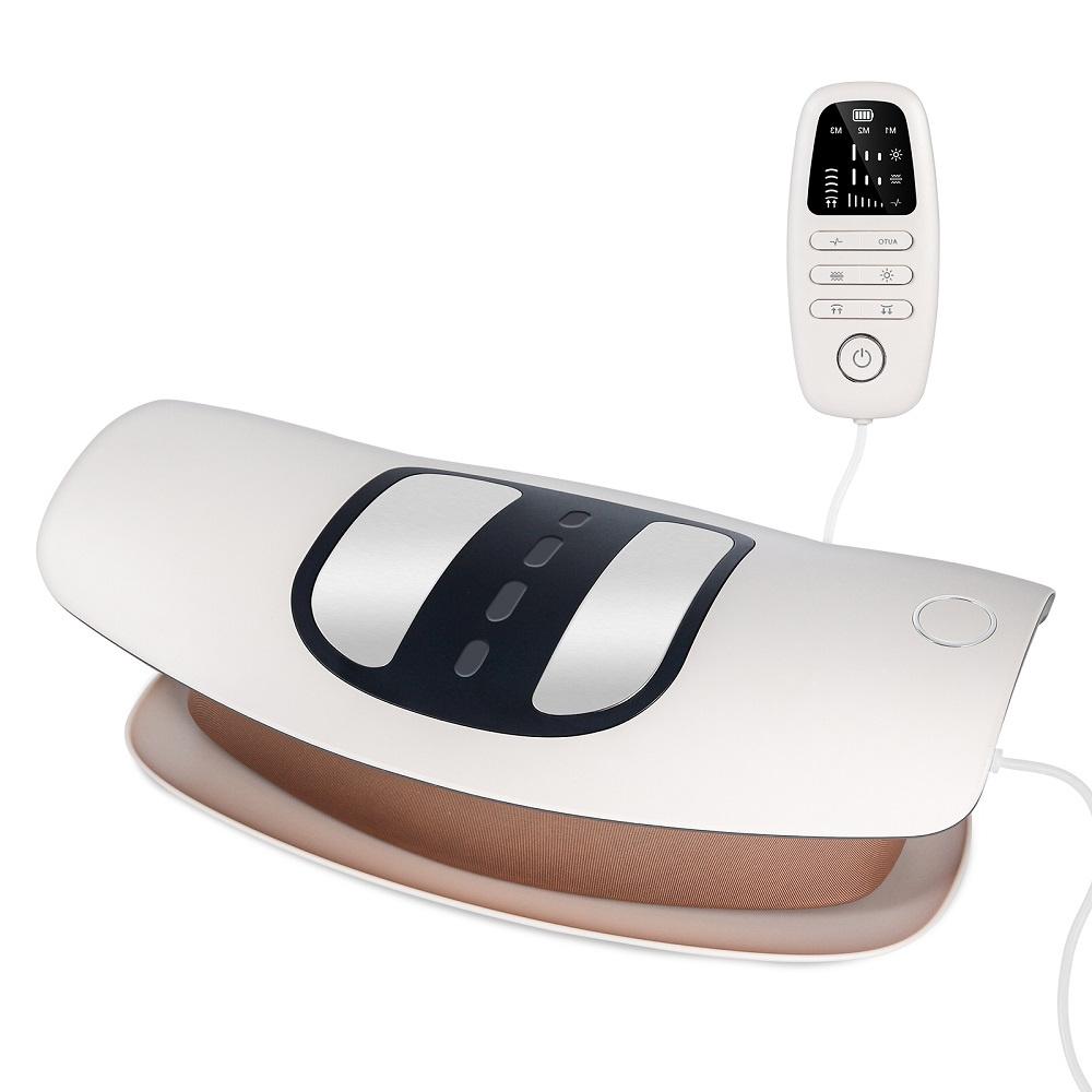 Electric Waist Traction Massager Adjustable Vibration Lumbar Traction Massager Waist Spine Support Waist Back Massage Machine