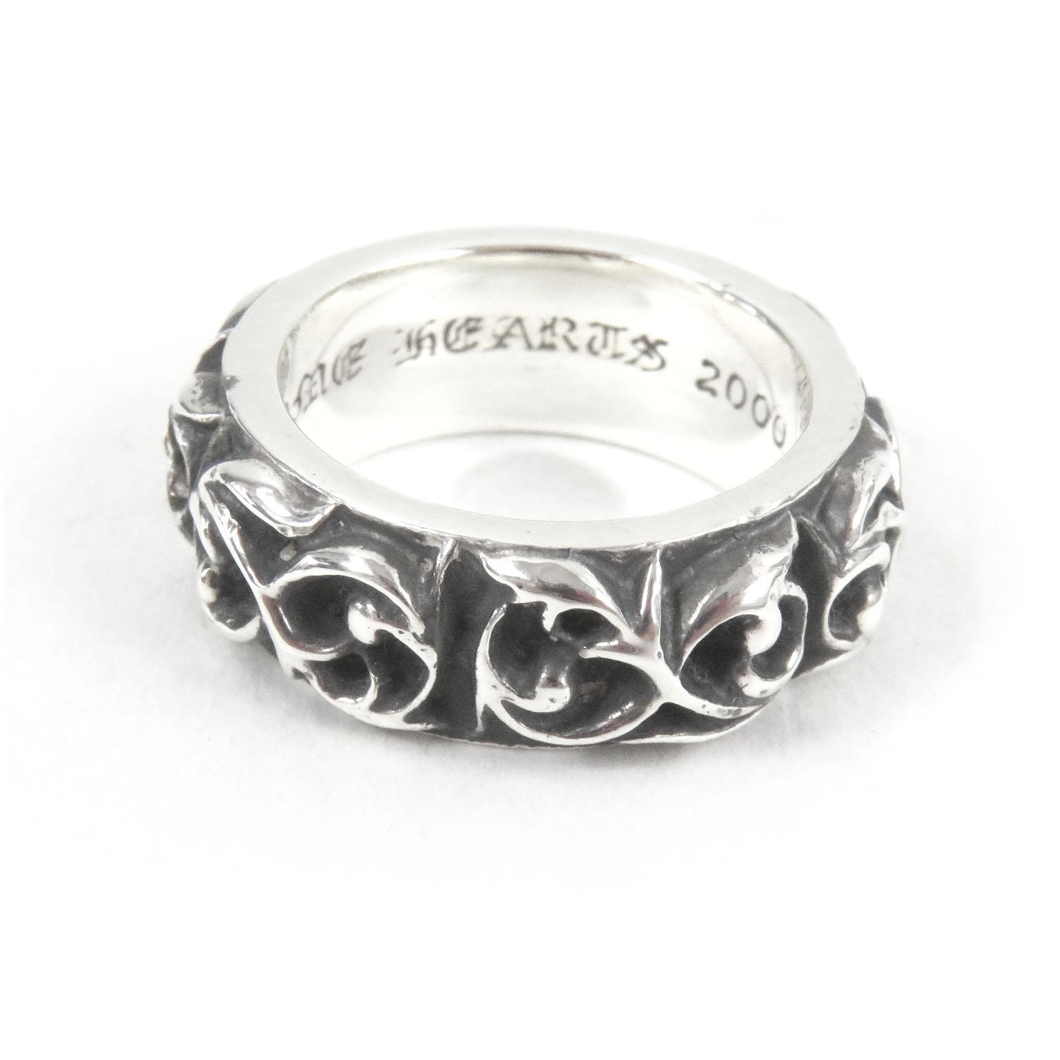 

Great CHROME HEARTS Ring Eternity Vine Band Ring Accessories Silver SV925 mens Used