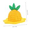 Healeved Pineapple Hat, Kids' Fruit Headgear, Lightweight 59g, Pretend Play, Party Hat, Children's Costume Accessory, 13.78 X 12.80 X 12.60 Inches