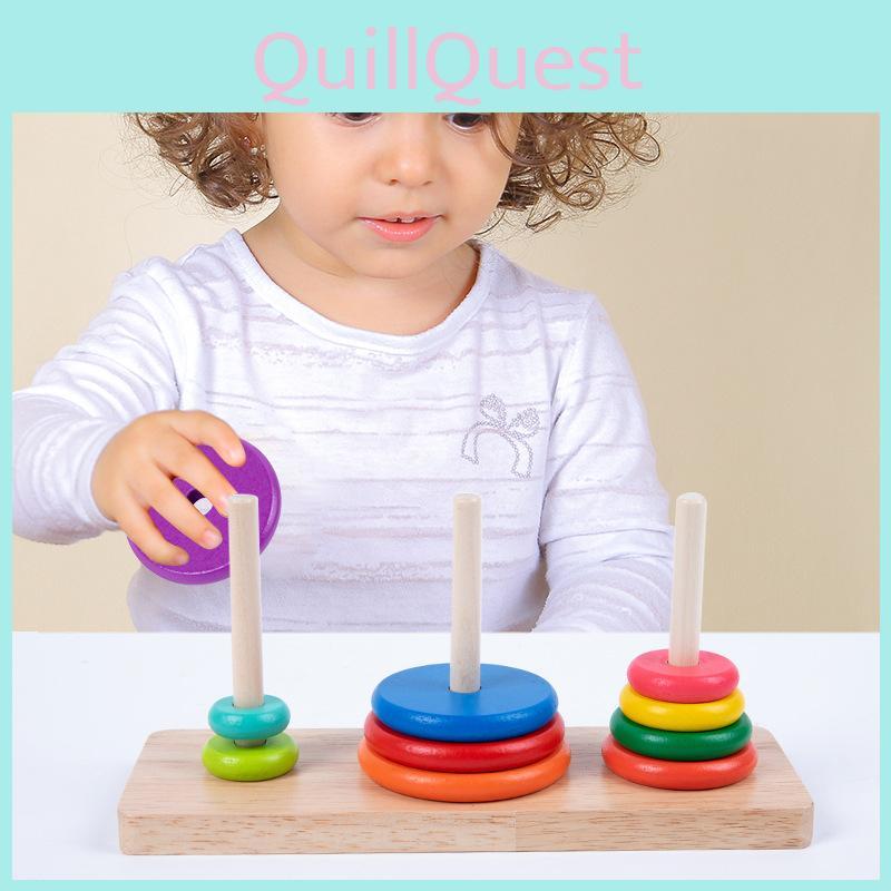 Wooden Stacking Multilayer Puzzle For Concentration Intelligence Development