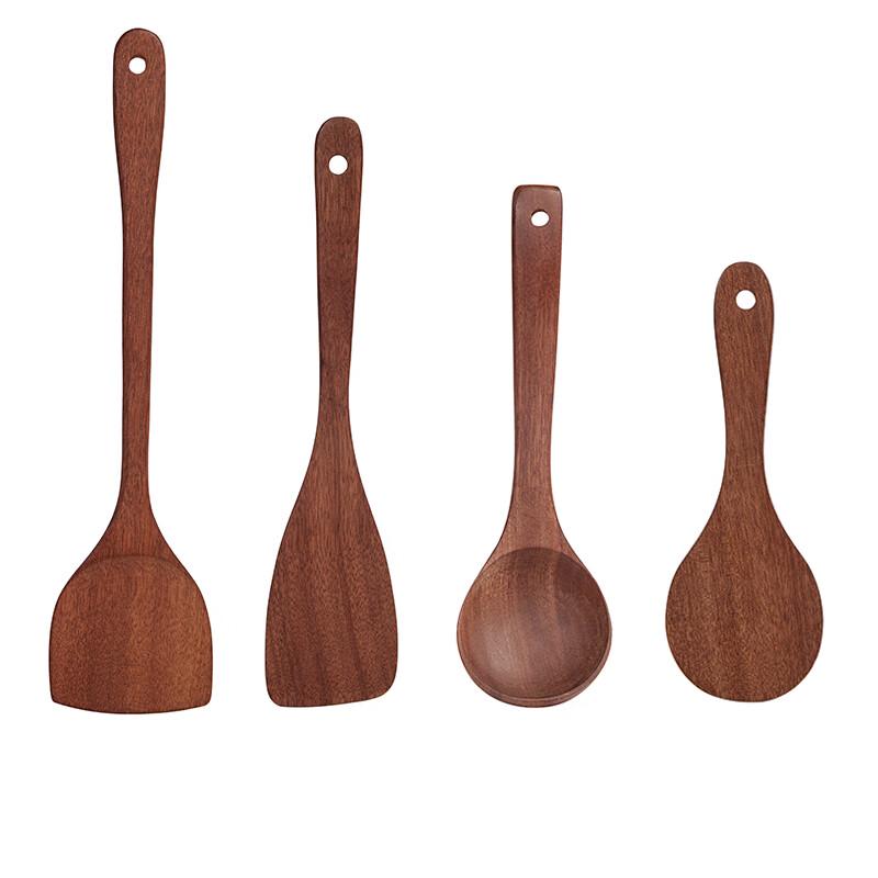 Non-slip Long Handle Wooden Kitchen Utensil