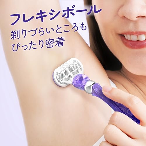 Venus Maszynka do golenia dla kobiet, pań, gładka skóra, ciało, wymienne ostrza, 3 sztuki, swirl