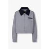 Studio Tomboy Collar Color Crop Jumper  9105113101 