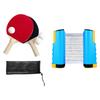 1 Set Tischtennis Schläger Set Einziehbares Netz Übung Tischtennis Set Schläger Bälle für Familie Heim-Fitnessstudio Spieler Reisen Sport