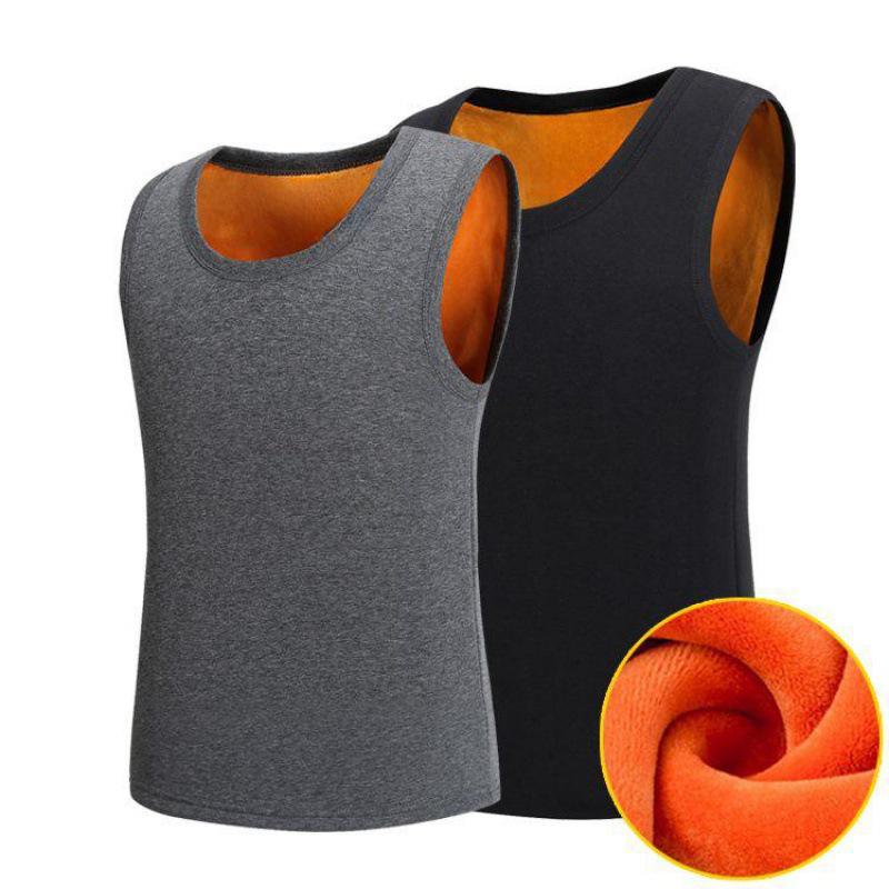 Men's Fleece-Lined Thermal Vest: Super Soft, Thickened Warmth for Autumn & Winter