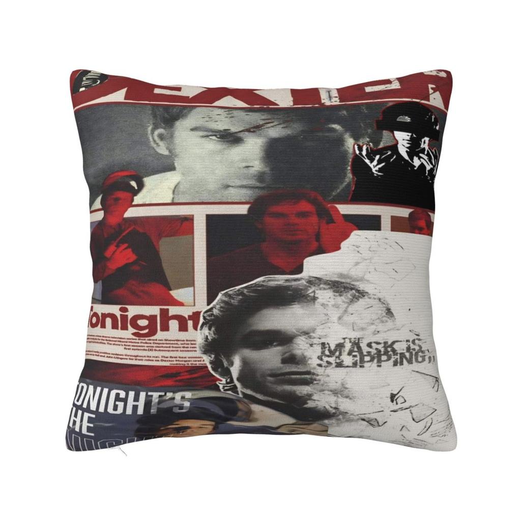 Pillow Case Dexter Morgan Square Pillow Cover Funny Cushion Cover Printed Pillowcases For Sofa Home Decorative