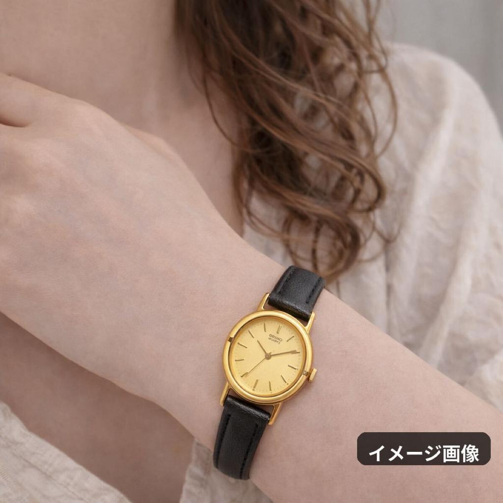 166 SEIKO Quartz New Working Condition Women's Watch, Battery, Gold