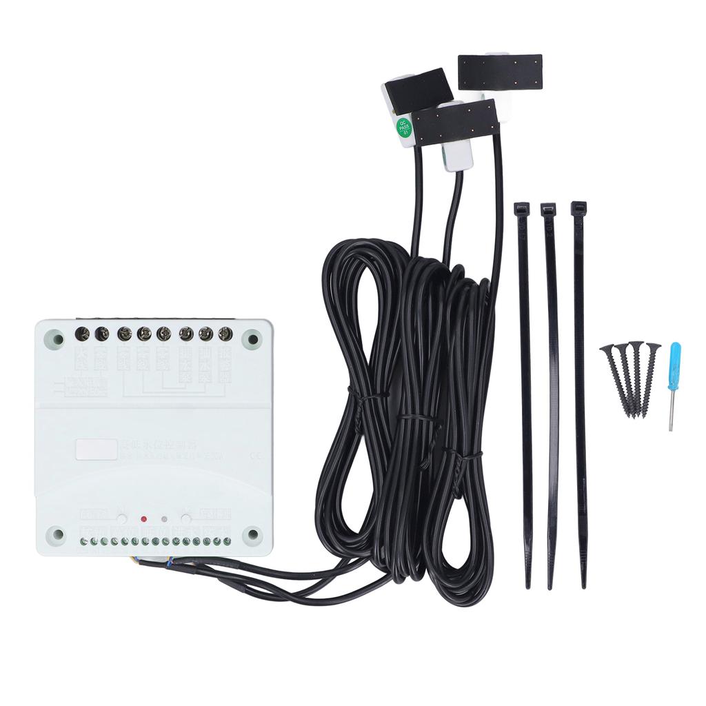 Automatic Water Level Controller Liquid Pump Controller AC 220V with 3Non Contact Water Level Sensor