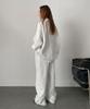 Baseukala [Set] Basic Round T-Shirt + Wide Banding Pants Set-Up (2Colors)