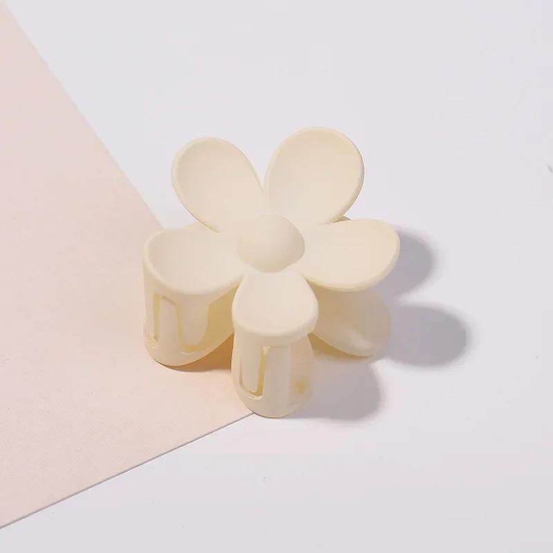 3.5cm 7cm Korea Flower Shape Hair Claw Clips Women Girls Ponytail Hairpin Barrette Headwear Accessories