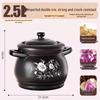 Chuidahuang 2.5L Ceramic Clay Pot