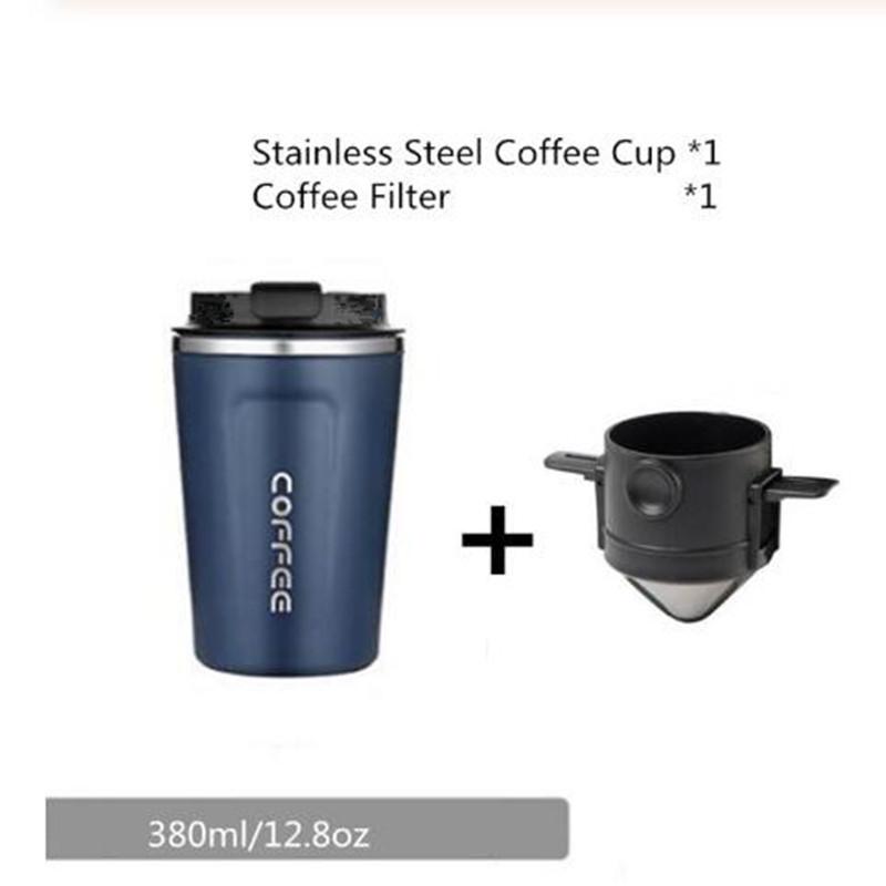 Reusable Coffee Filter Portable Coffee Travel Mug Hand-made Coffee Dripper Tea Cup Set Coffee Pot Coffeeware Camping Product