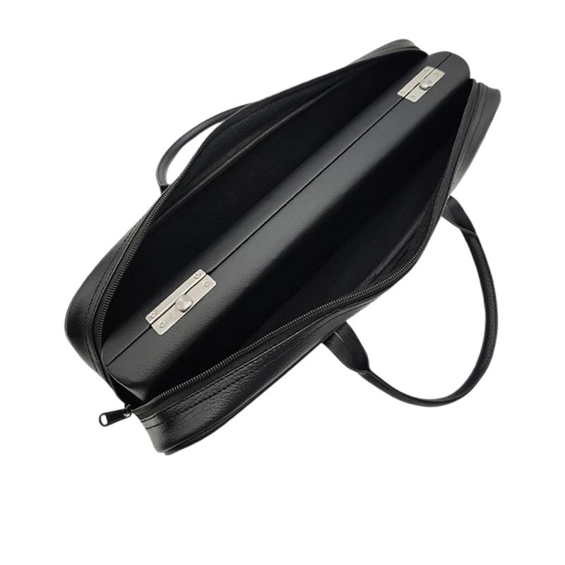 PU Leather Flute Storage Case Flute Box Flute Protective Handbag 16/17 Holes Flute Bag Dustproof Flute Carrying Case