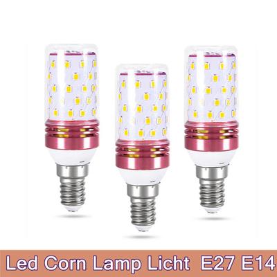 Led Corn Bulb Three-color Light E27 E14 Small Screw 12W 14W 16W 18W Corn Light Candle Bulb Household Chandelier