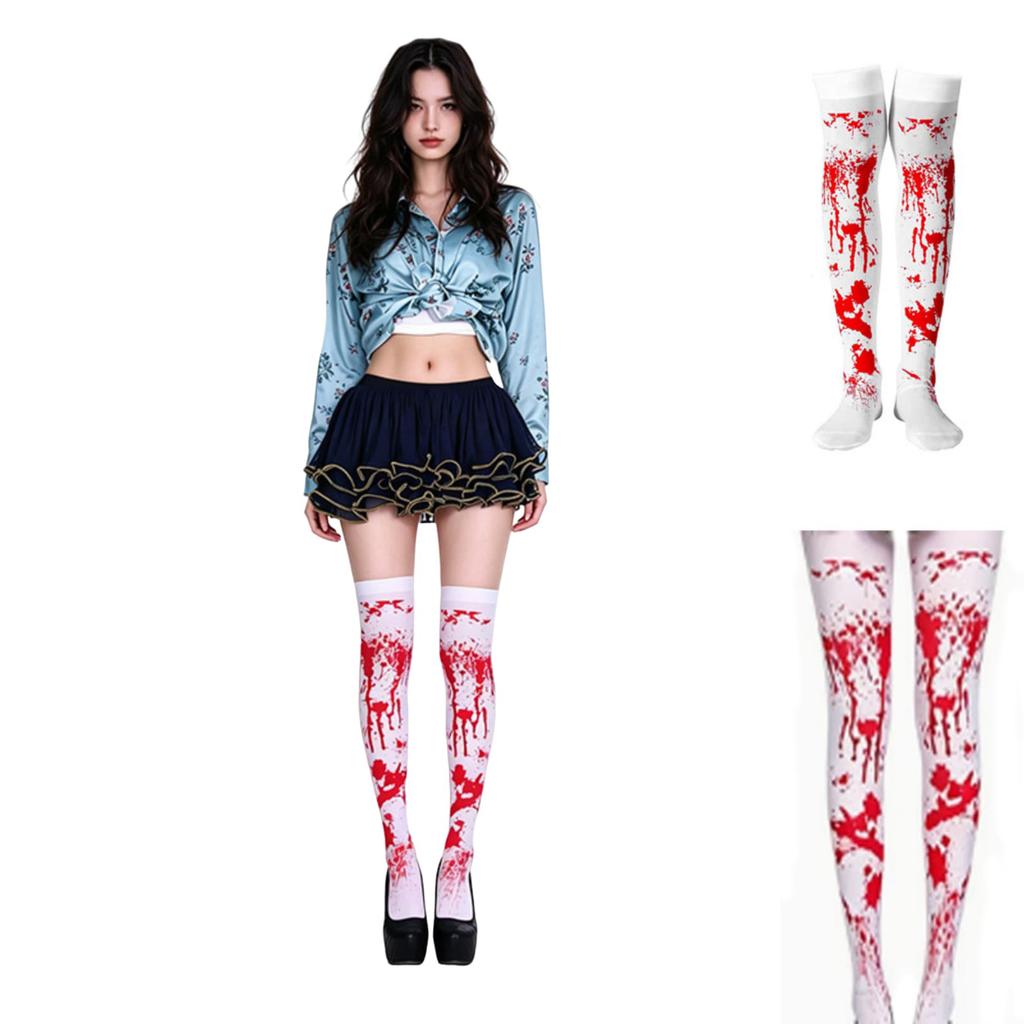 Halloween Bloody Socks Costume Prop for Party and Dress Up