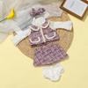 Doll Clothes for 55cm 21.65inch Reborn Doll Clothes Accessories Elegant Fashion Dress Set Reborn Baby Dolls Clothing Accessories