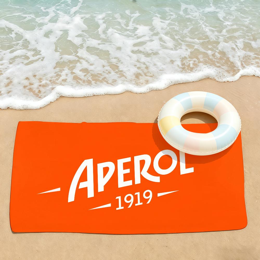 Fashion print A-Aperols Spritz Towel Drying Bath Towel Applicable To Light Swimming Camping Yoga Beach Out