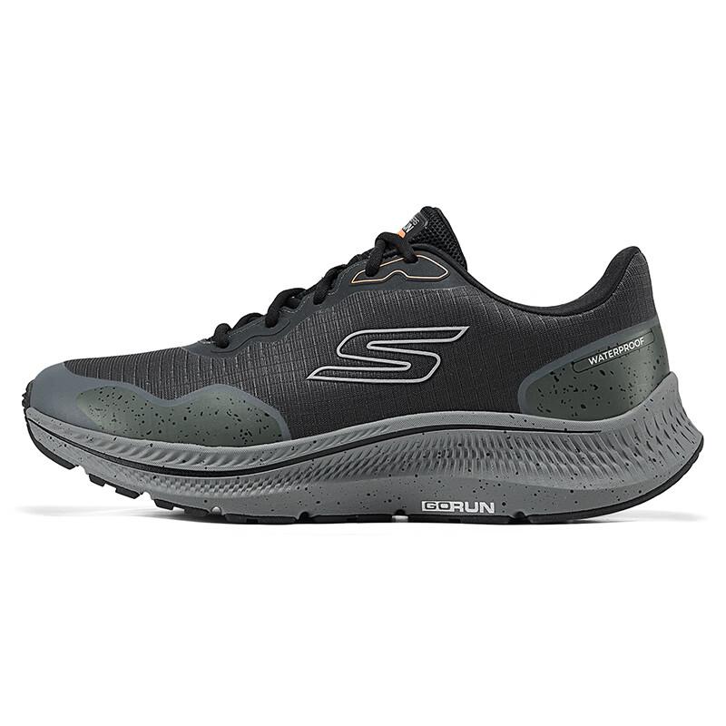 Skechers Go Run Comfortable Low Top Running Shoes Men sneakers Black Gray 220874C-CHAR 39.5