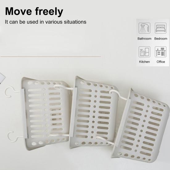 سلة تخزين معلقة سعة كبيرة تحمل قوي مجوفة جيدة التهوية مقاومة للماء سهلة التنظيف منظم سلة تخزين