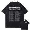 Bruno Mars The Romantic Tour T Shirt for Men Women Hiphop Streetwear Oversized Tops 100 Cotton TShirt BM3
