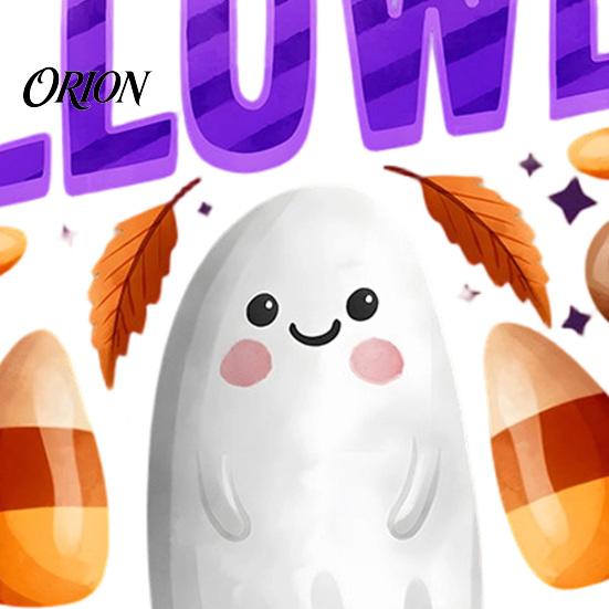 Durable Sunproof Glass Stickers Halloween Window Clings, Cute Ghost Pumpkin Skull Happy Sticker, Reusable Skeleton Theme Party Supplies Double