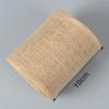 Jute Burlap Fållad Band DIY-väska Material Hampa Rep Flätad Linne Rulle Bröllopsfest Hantverk Dekorativ Gåva Sybehör